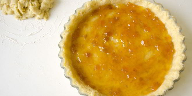 Рецепт кростаты с абрикосовым джемом