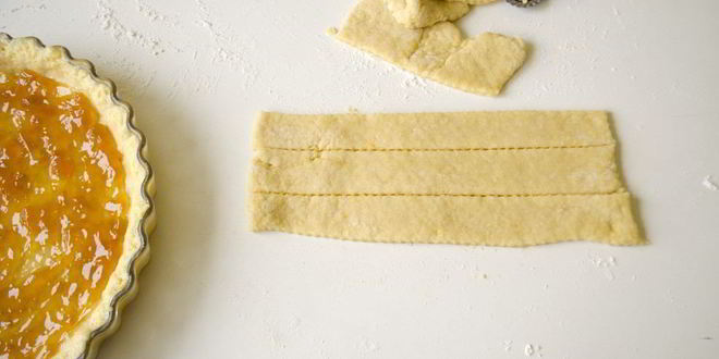 Рецепт кростаты с абрикосовым джемом