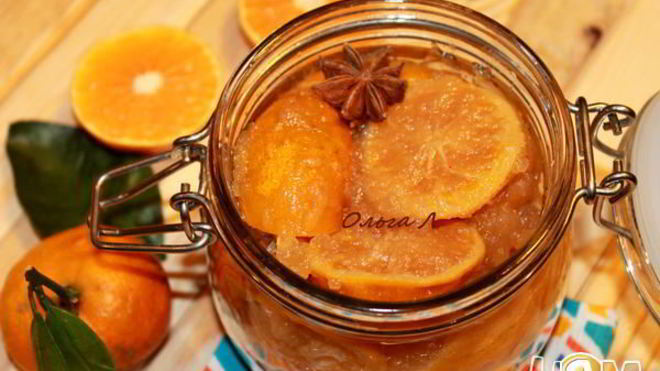 Рецепт мандаринова-имбирного джем