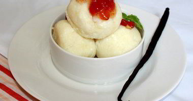 Рецепт Рисовых кнедликов с томатным джемом