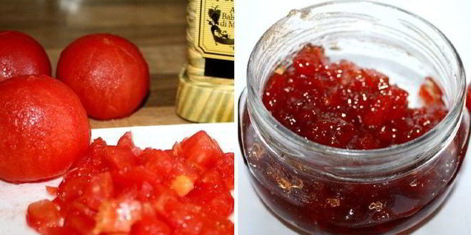 Рецепт рисовых кнедликов с томатным джемом