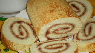Рецепт Рулета с яблочным джемом