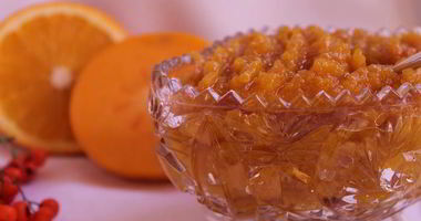 Рецепт Тыквенного джема с хурмой и апельсином