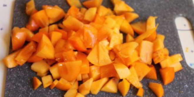 Рецепт тыквенного джема с хурмой и апельсином