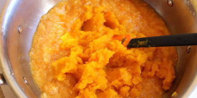 Рецепт тыквенного джема с хурмой и апельсином