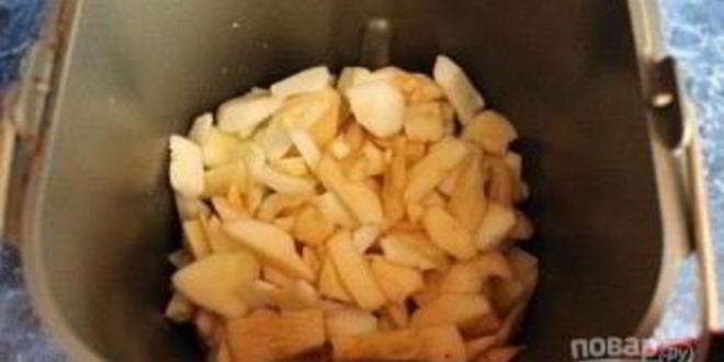 Рецепт яблочного джема в хлебопечке