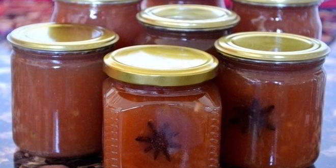 Рецепт яблочного джема янтарного