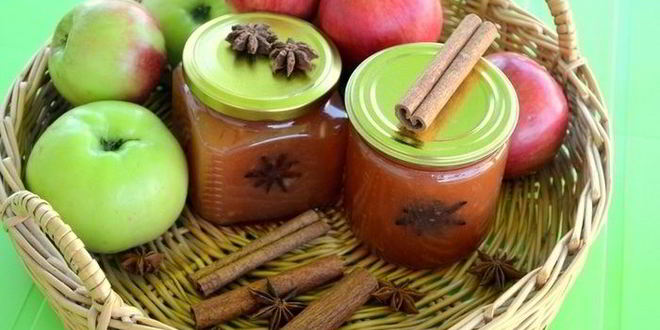 Рецепт яблочного джема янтарного