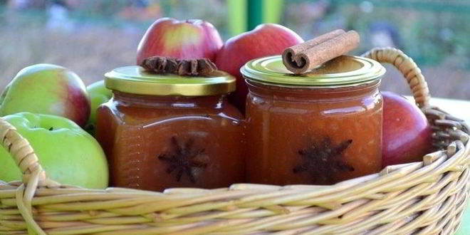 Рецепт яблочного джема янтарного
