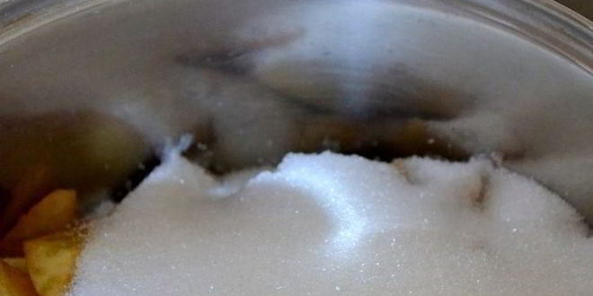 Рецепт яблочного джема янтарного