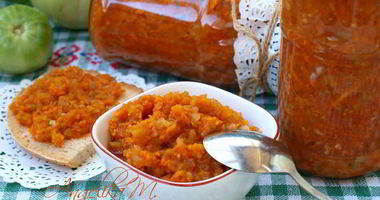 Рецепт Икры из зеленых помидоров на зиму