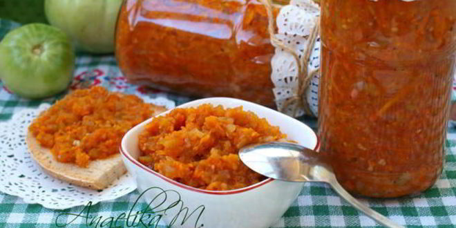 Рецепт икры из зеленых помидоров на зиму