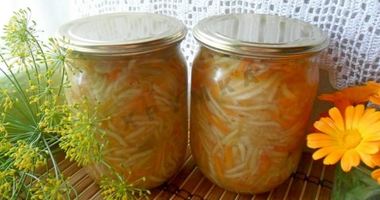 Рецепт Кабачков по-корейски на зиму