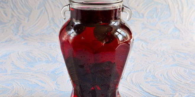 Рецепт быстрого компота из черешни