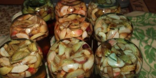 Рецепт Компота ассорти с шалфеем