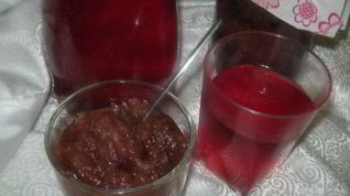 Рецепт Компота и джем из яблок и смородины