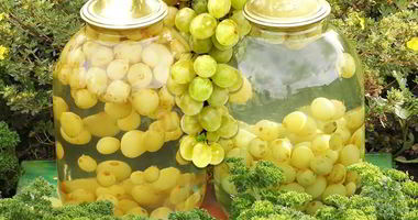 Рецепт Компота из белого винограда