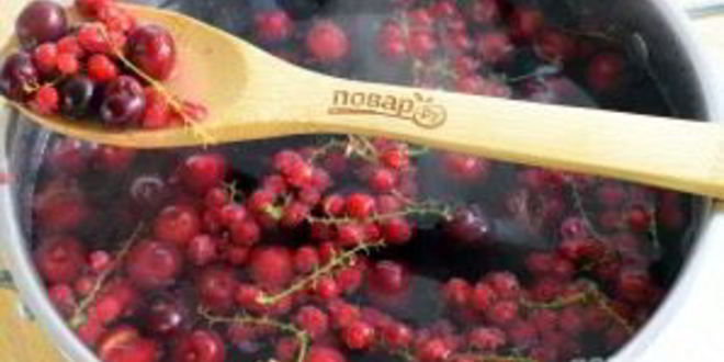 Рецепт компота из черешни