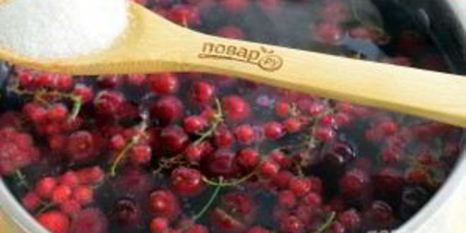 Рецепт компота из черешни