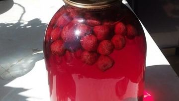 Рецепт Компота из клубники на зиму