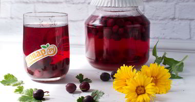 Рецепт Компота из красного крыжовника