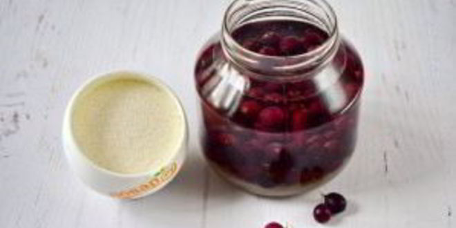 Рецепт компота из красного крыжовника