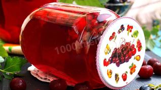 Рецепт Компота из вишни и смородины