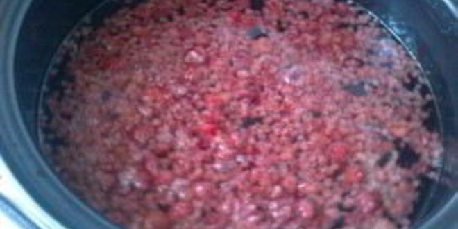 Рецепт компота из замороженной малины