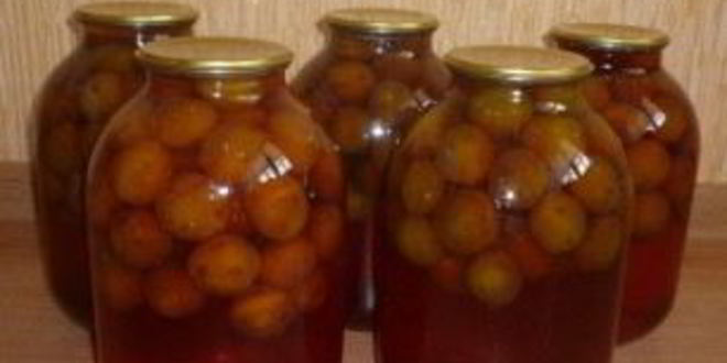 Рецепт закатки компота из слив