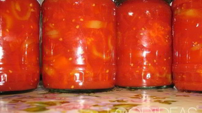 Рецепт лечо без уксуса