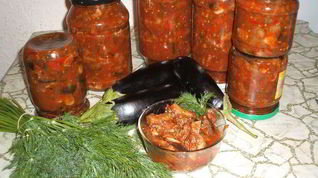 Рецепт Лечо из баклажанов и томатов