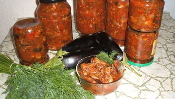Рецепт Лечо из баклажанов и томатов