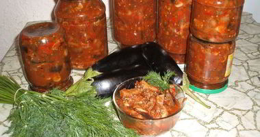 Рецепт Лечо из баклажанов и томатов