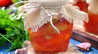 Рецепт Лечо пальчики оближешь с чесноком