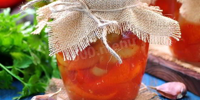 Рецепт Лечо пальчики оближешь с чесноком