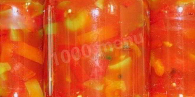 Рецепт Лечо — перца, морковь и помидоры