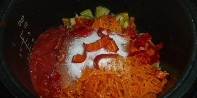 Рецепт лечо по-казански в мультиварке