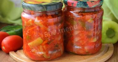 Рецепт Лечо помидоры огурцы