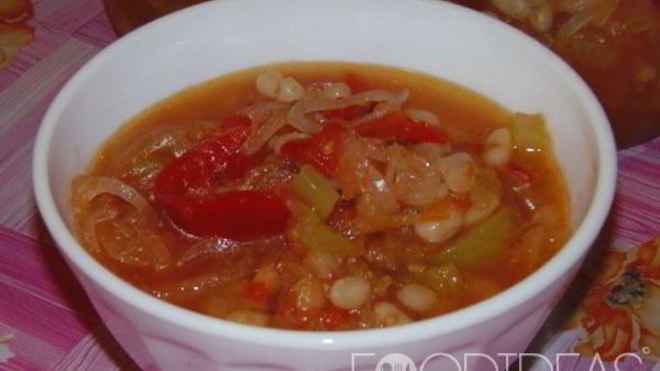 Рецепт лечо с фасолью