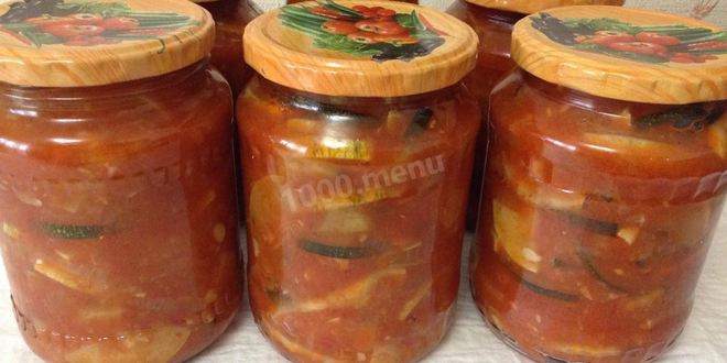 Рецепт лечо с кабачками и кетчупом на зиму