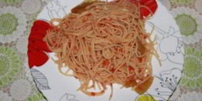 Рецепт макарон с лечо