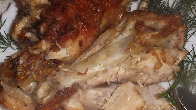Рецепт плеча индейки жареное