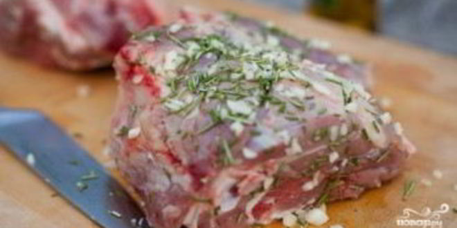 Рецепт плеча ягненка на гриле