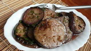 Рецепт Быстро маринованные баклажаны