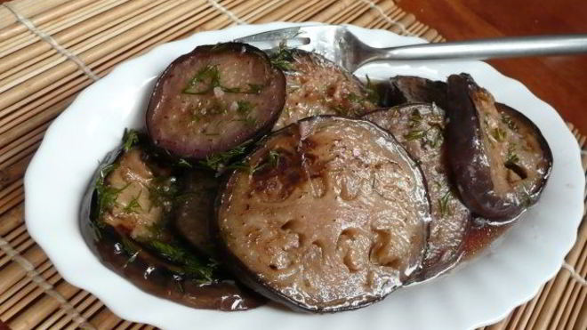 Рецепт быстро маринованные баклажаны