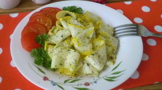 Рецепт Быстрых маринованных кабачков