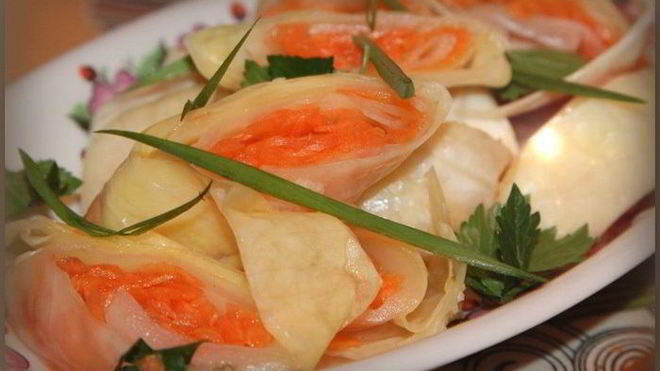 Рецепт капусты маринованной острой