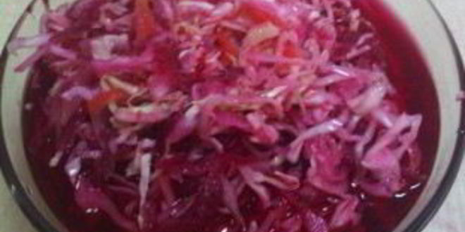 Рецепт капусты провансаль со свеклой