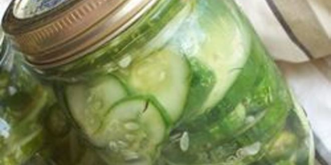 Рецепт Кисла-сладких маринованные огурцы без закатки