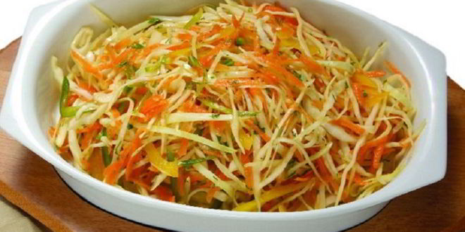 Рецепт Маринованной капусты с болгарским перцем